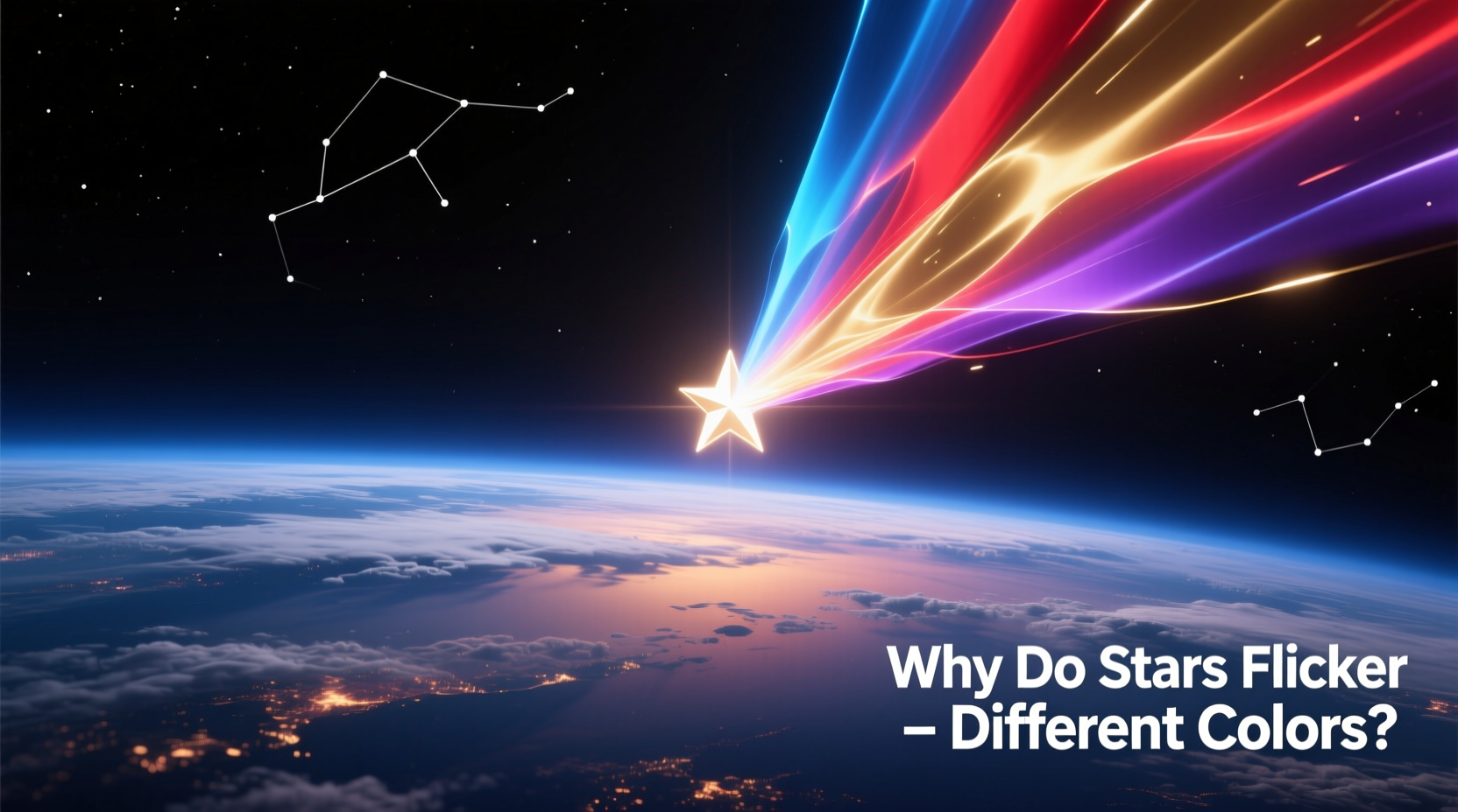 why do stars flicker different colors understanding starlight