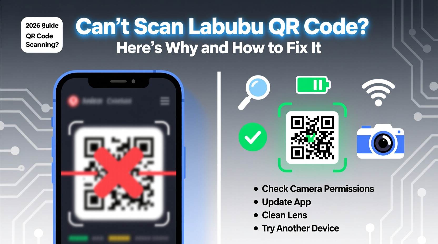 can't scan labubu qr code