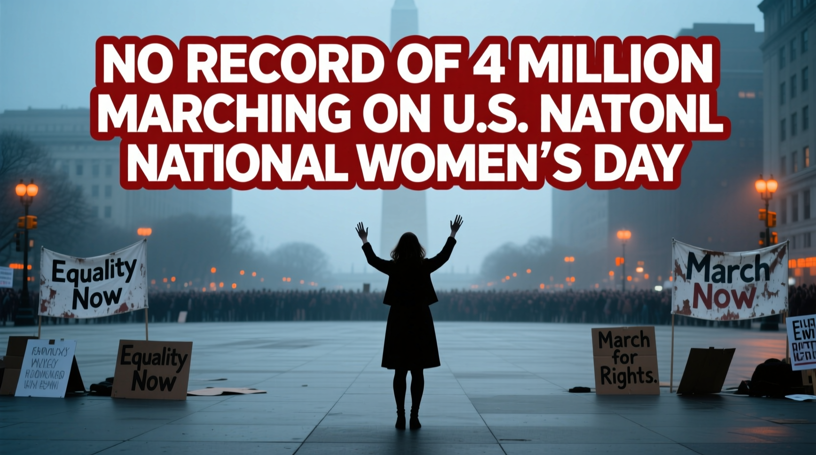 4 million people in america march on national womens day