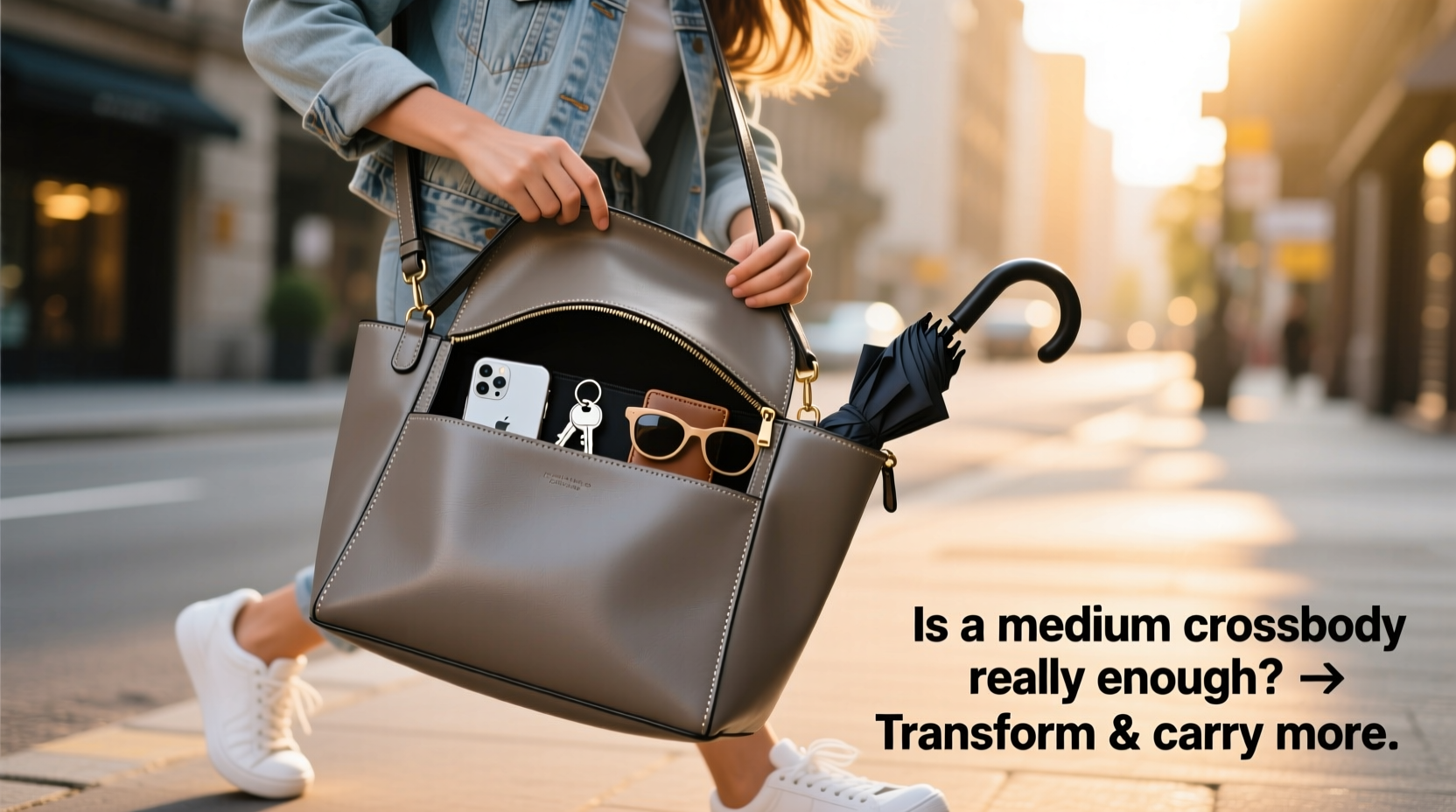 is a medium crossbody really enough space tote bag converts explain why they switched