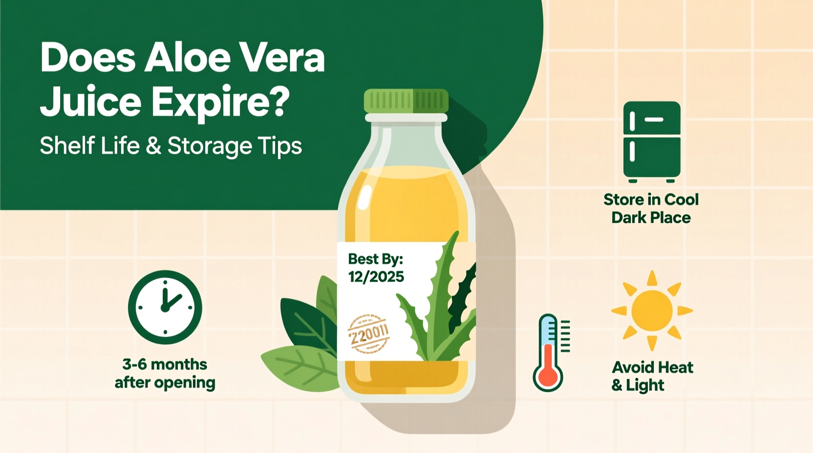 does aloe vera juice expire