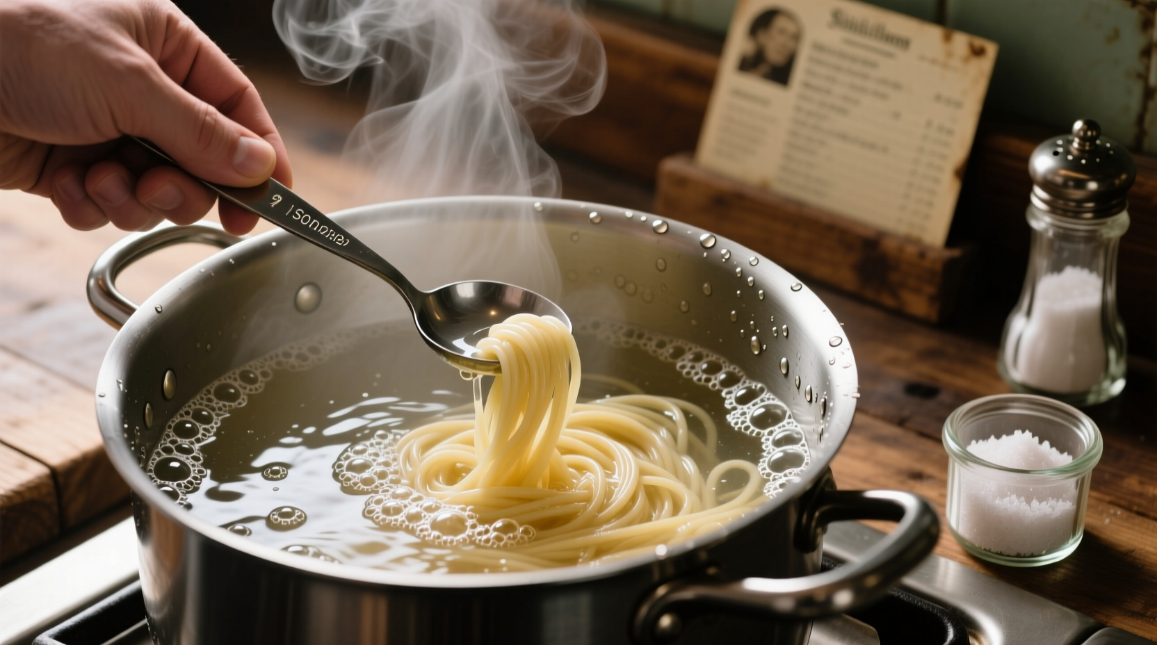how salty should pasta water be