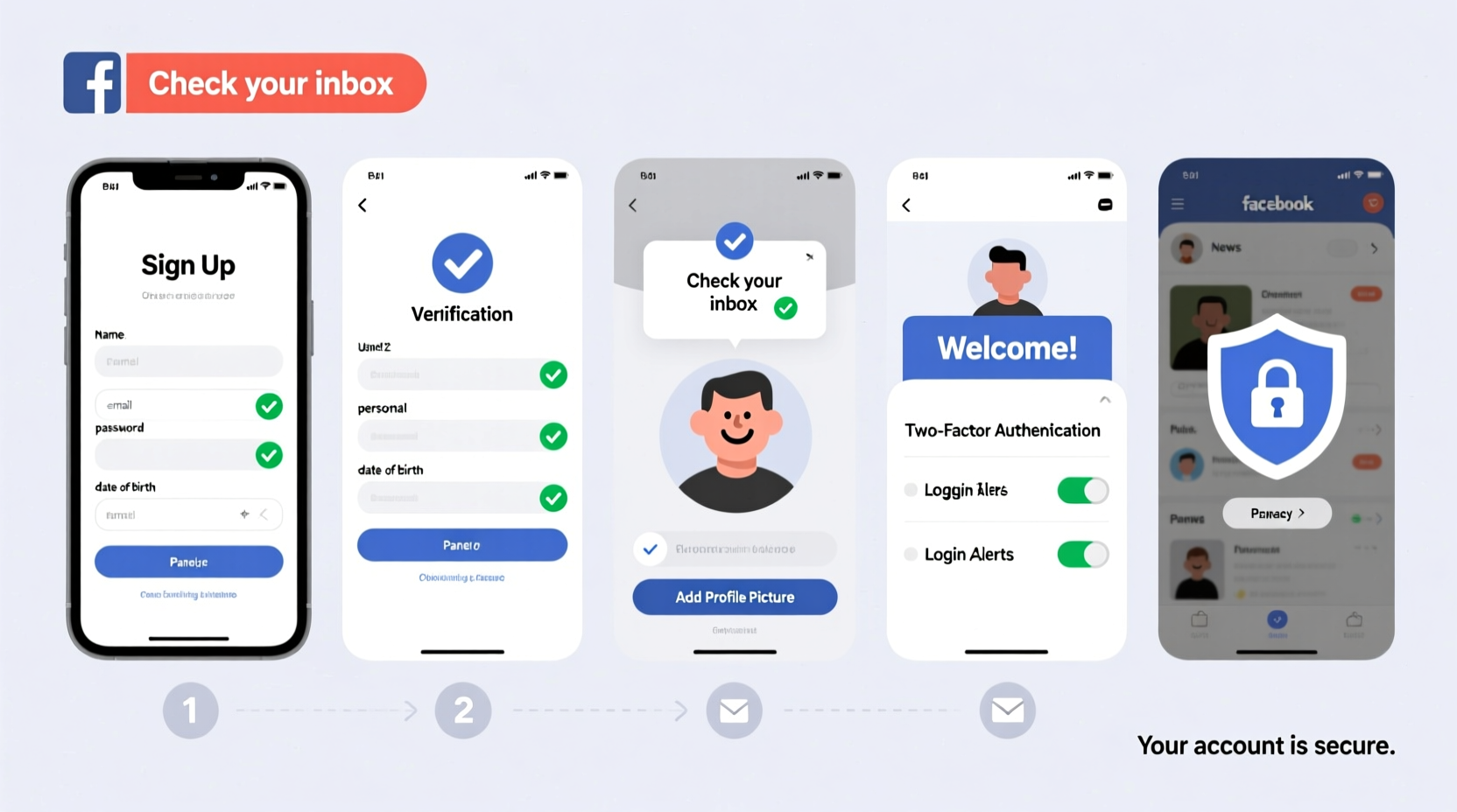 step by step guide to creating and securing your first facebook account easily
