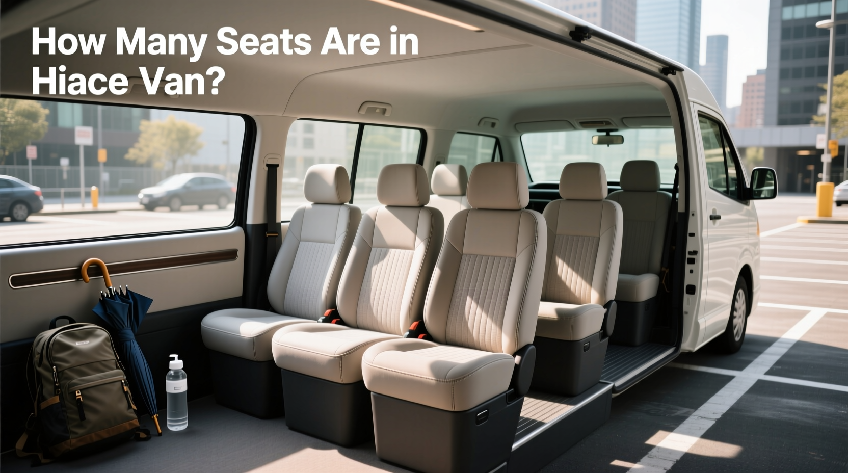 How to choose hiace commuter seats,How many people can sit in a Hiace Van?