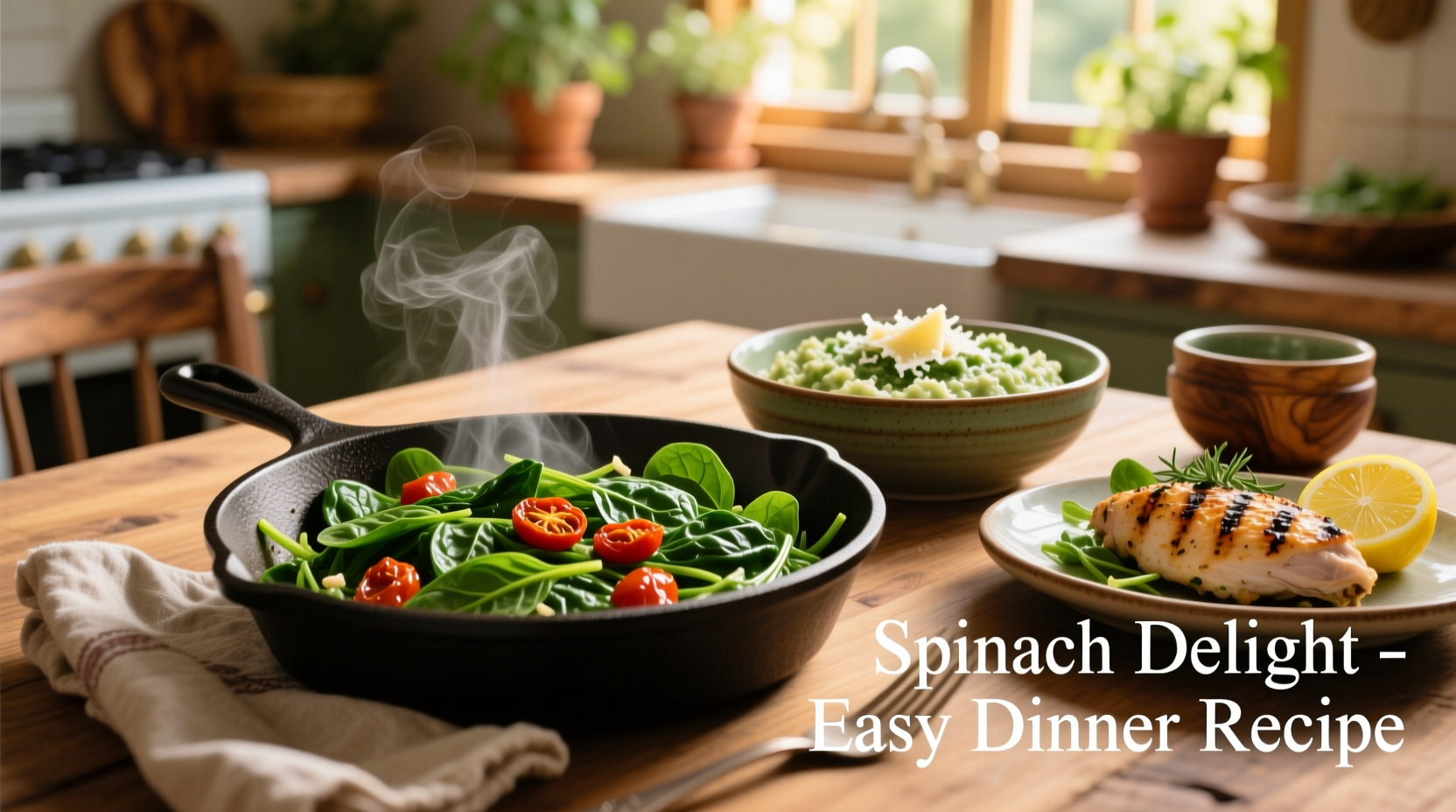 5 Best Dinner Recipes with Spinach (Ready in 30 Minutes)