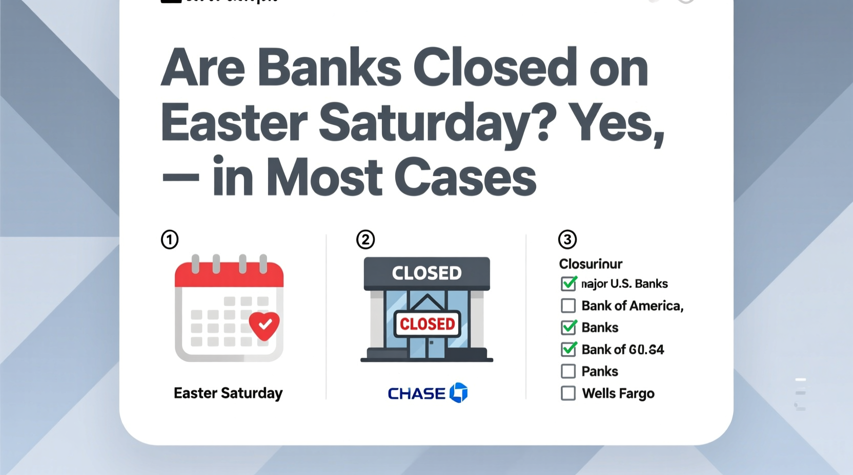 Is Easter Saturday A Bank Holiday