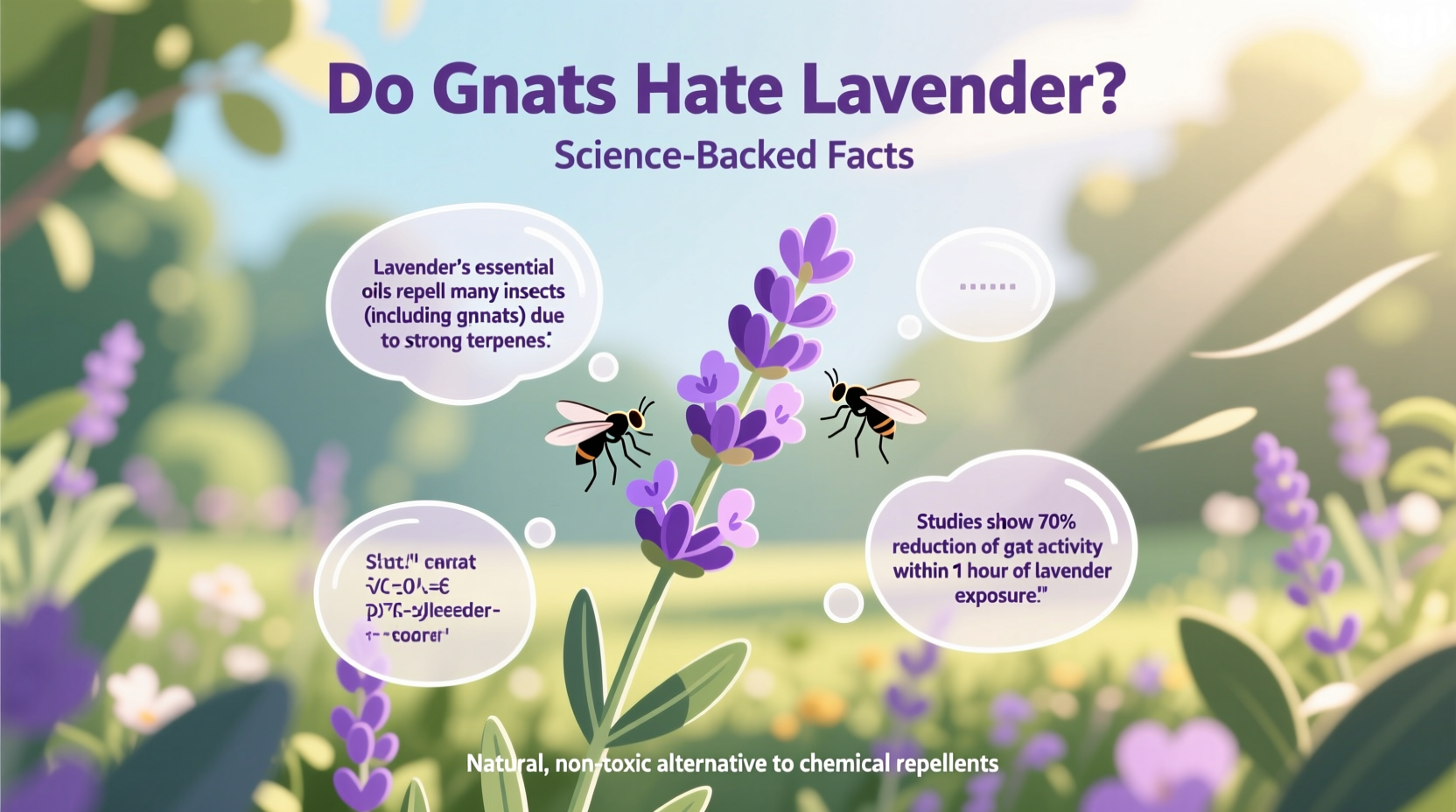 do gnats hate lavender