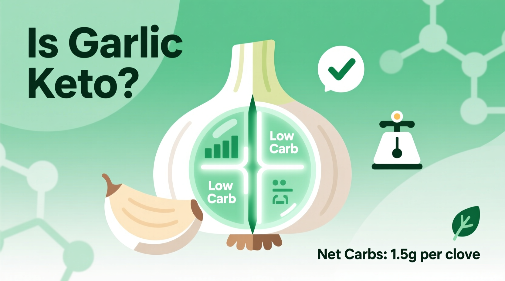 is garlic keto
