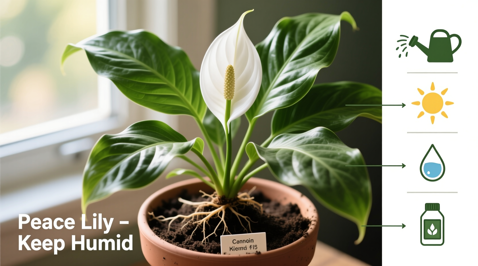 how do i get my peace lily to bloom