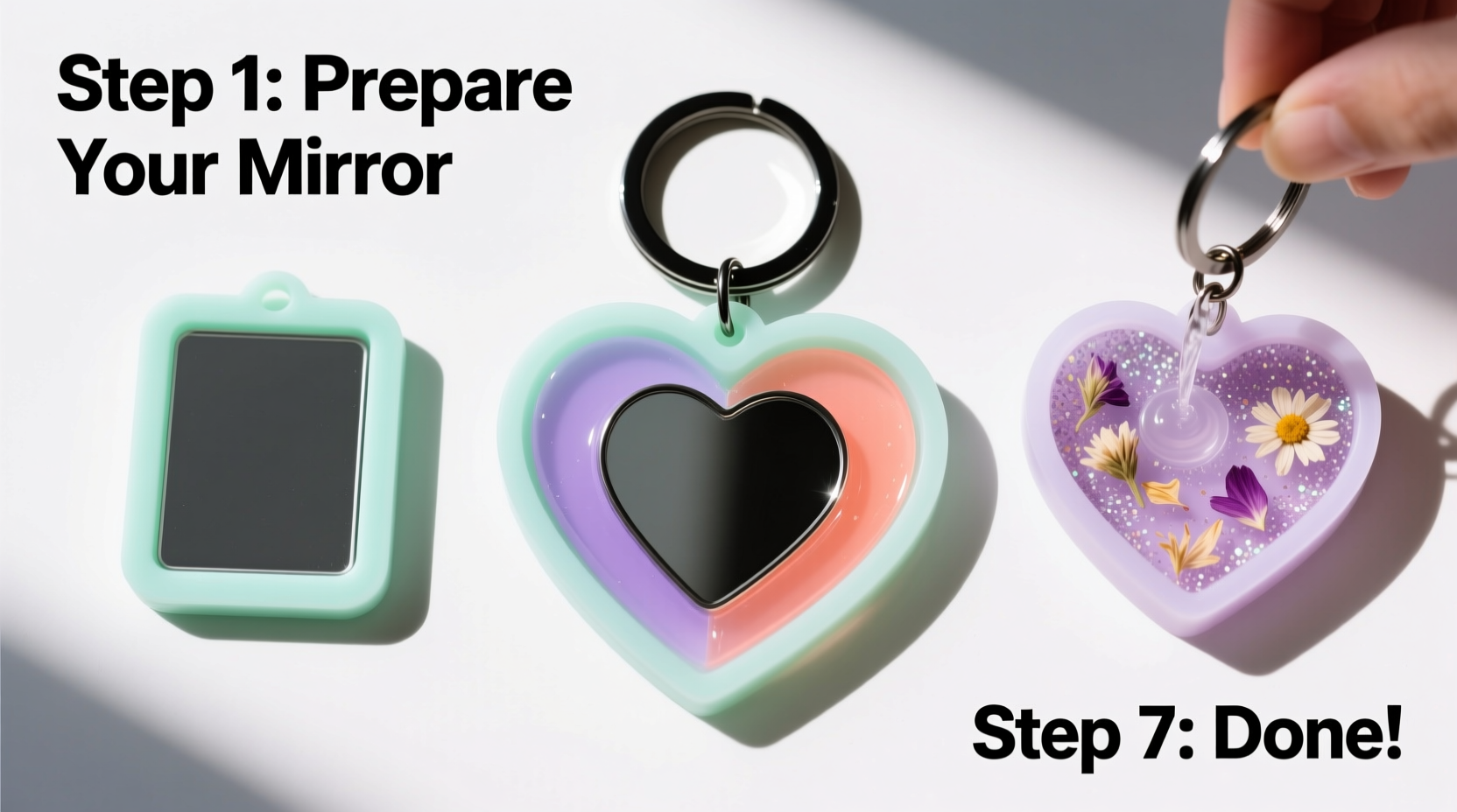 creative step by step guide to crafting your own stylish diy mirror keychain