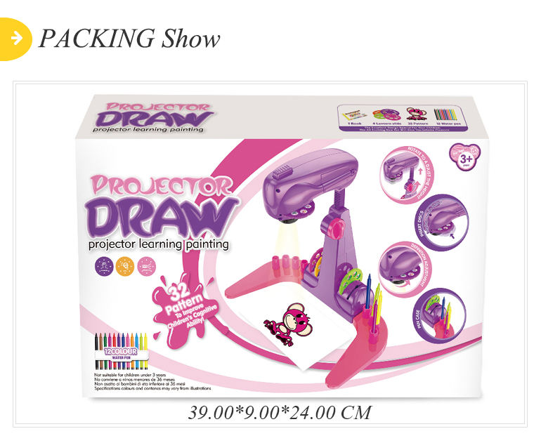Painting educational toy pattern table drawing projector