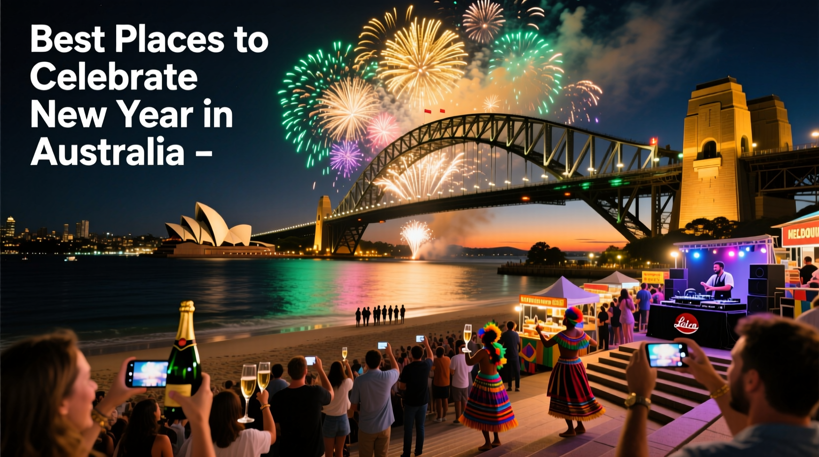 where to celebrate new year in australia