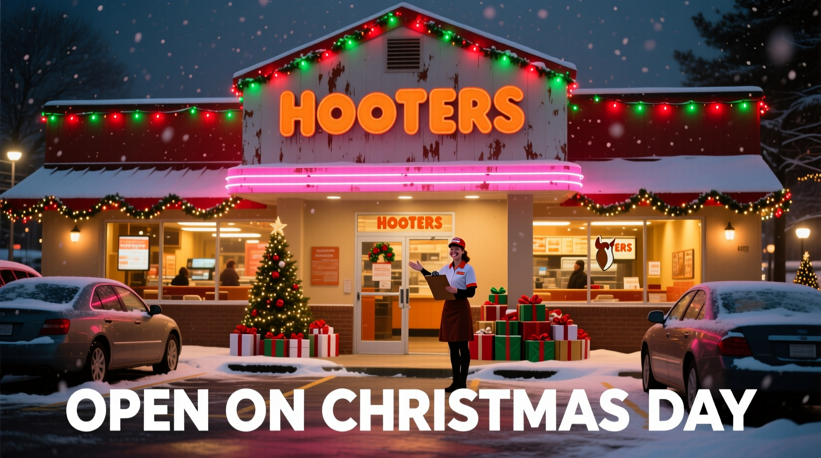 is hooters open on christmas day