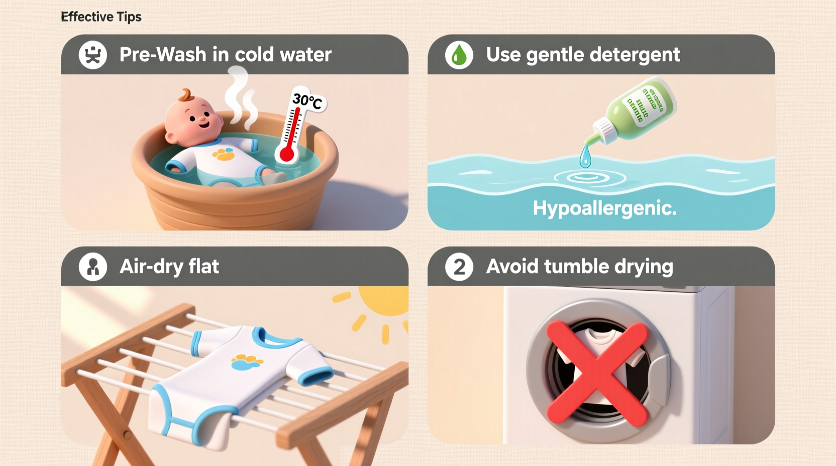 effective tips to prevent shrinking of pure cotton newborn clothes without compromising softness