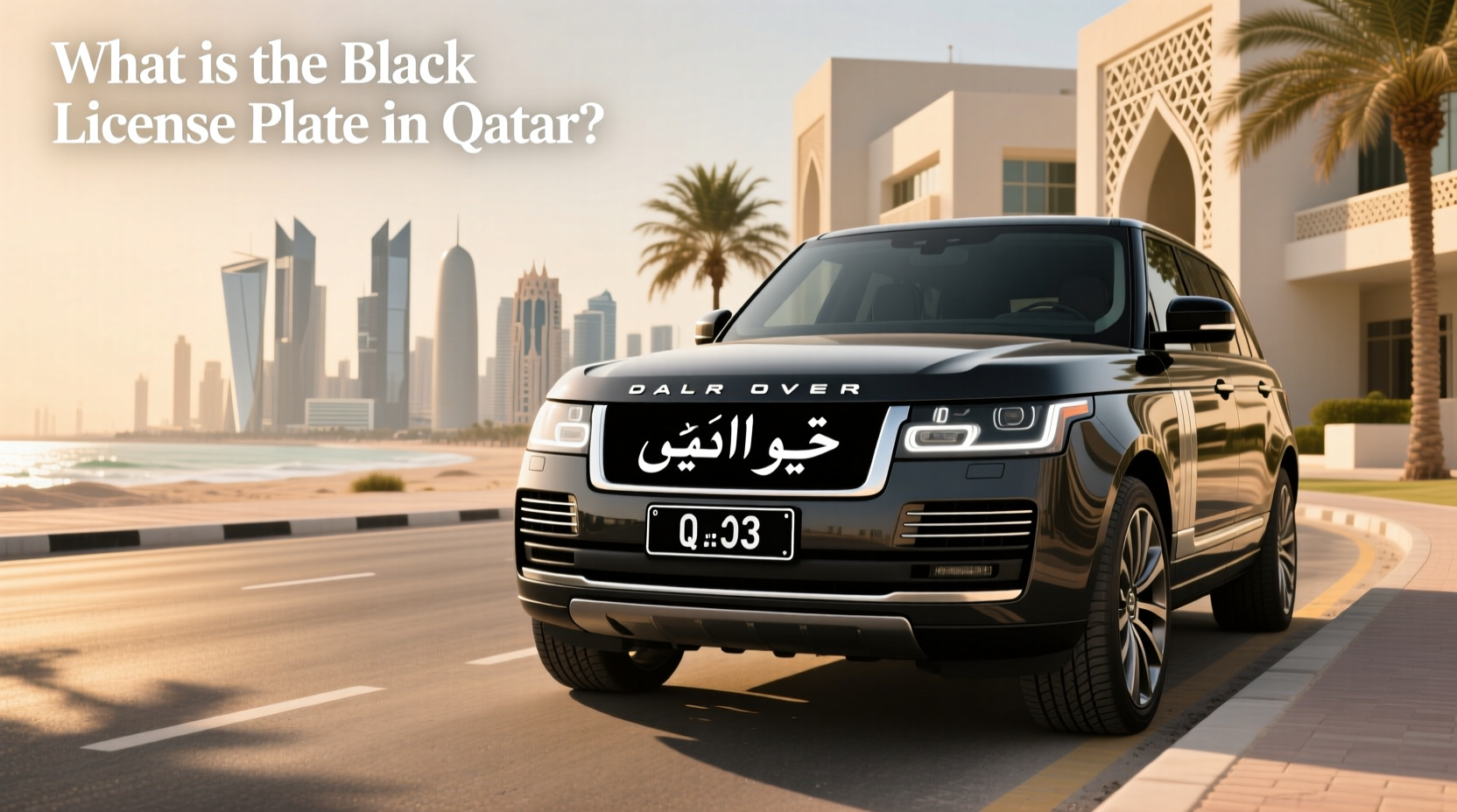 How to Choose Qatar License Plate: Black Plate Guide