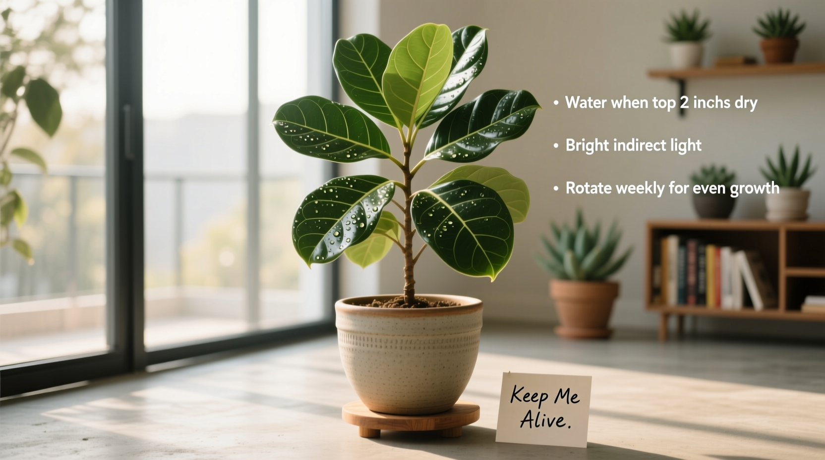 how to keep fiddle leaf fig alive