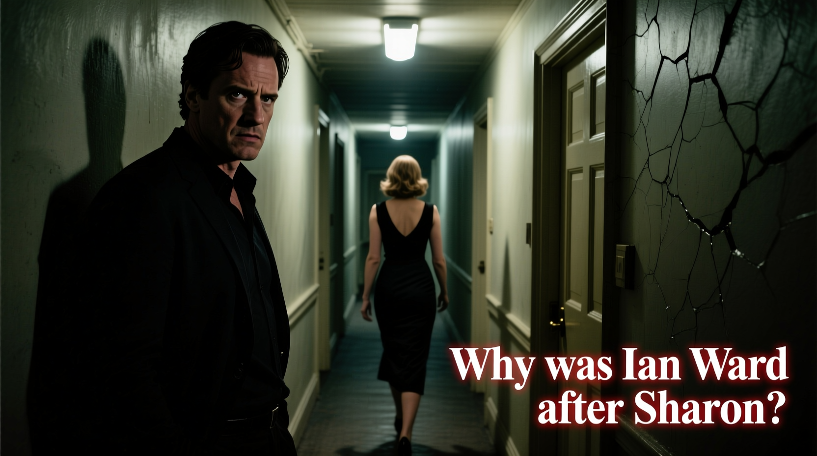 why was ian ward after sharon on young restless