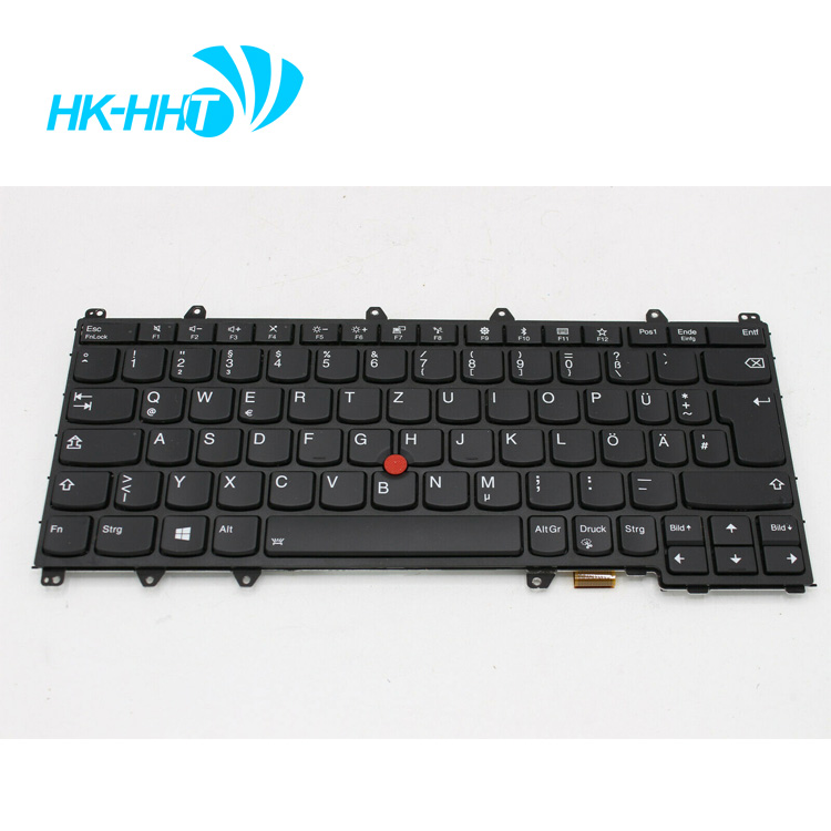 HK-HHT German Keyboard for Lenovo ThinkPad Yoga 370 - Backlit