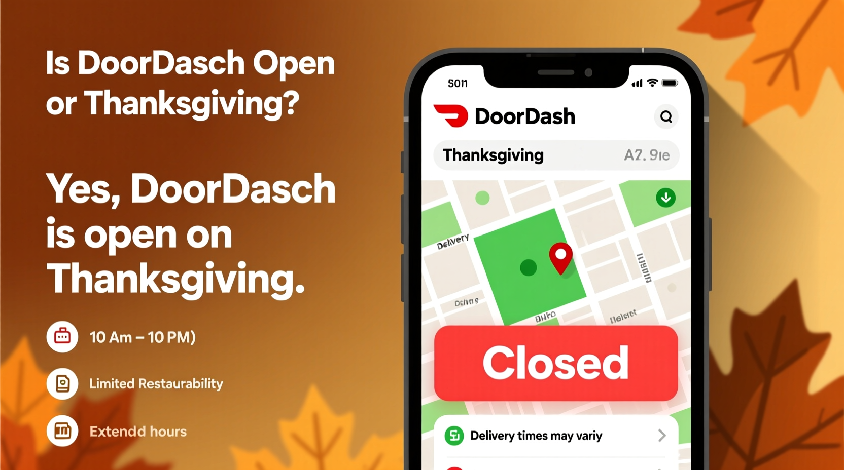 is doordash open on thanksgiving