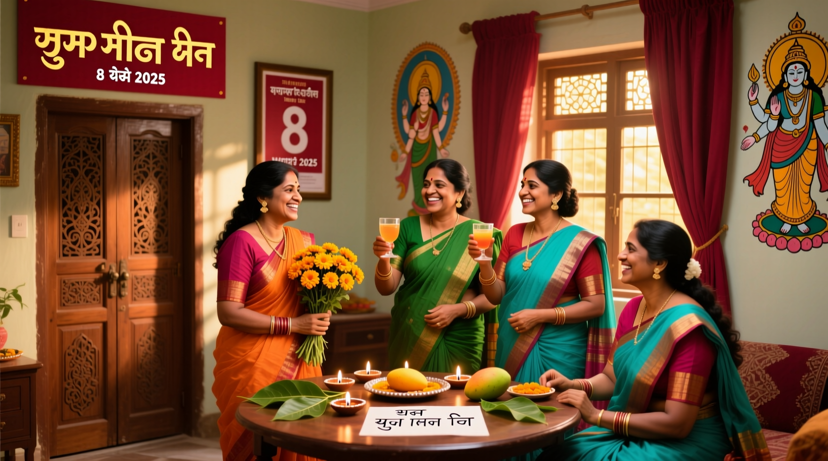 happy womens day in marathi