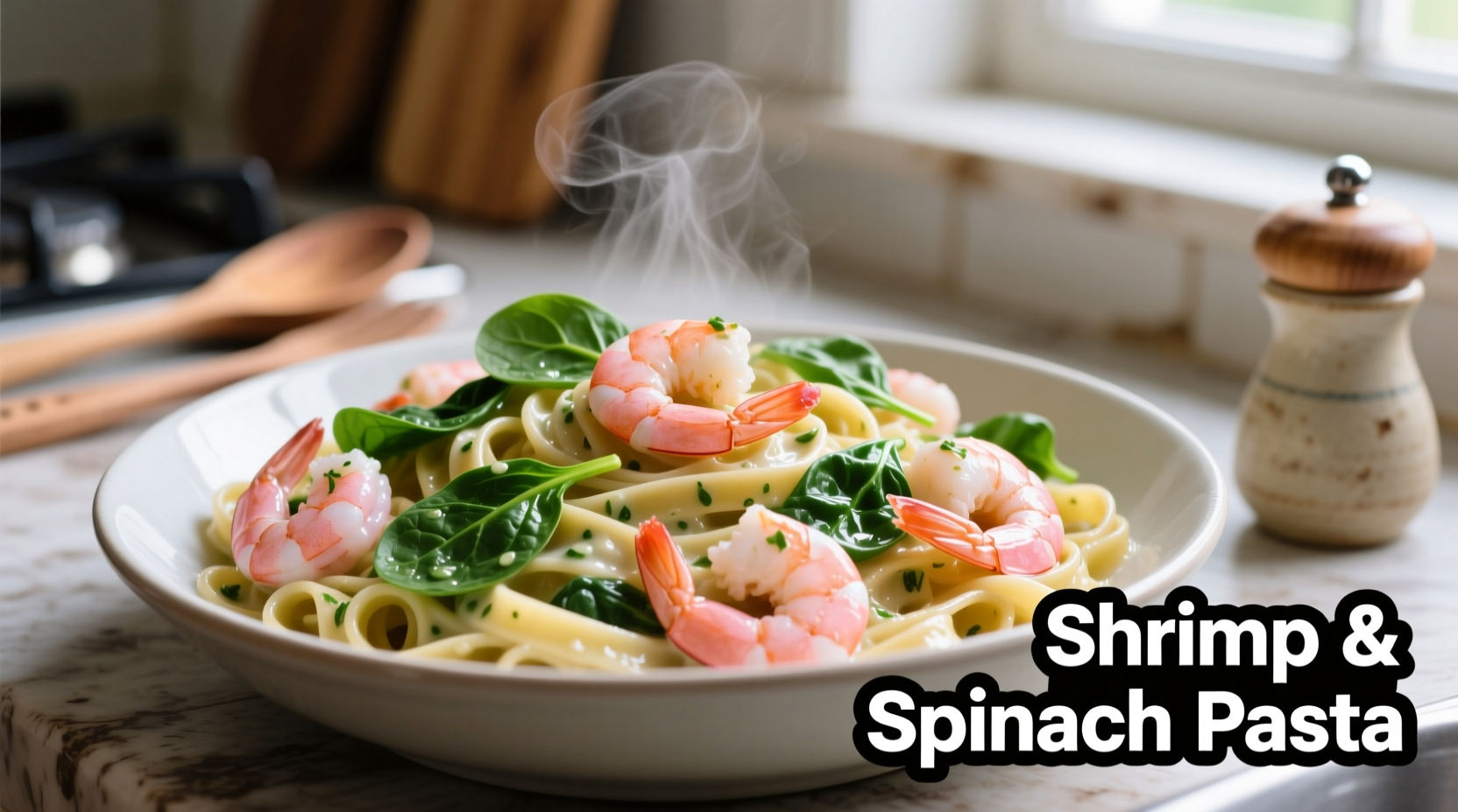Perfect Shrimp and Spinach Pasta Recipe in 30 Minutes