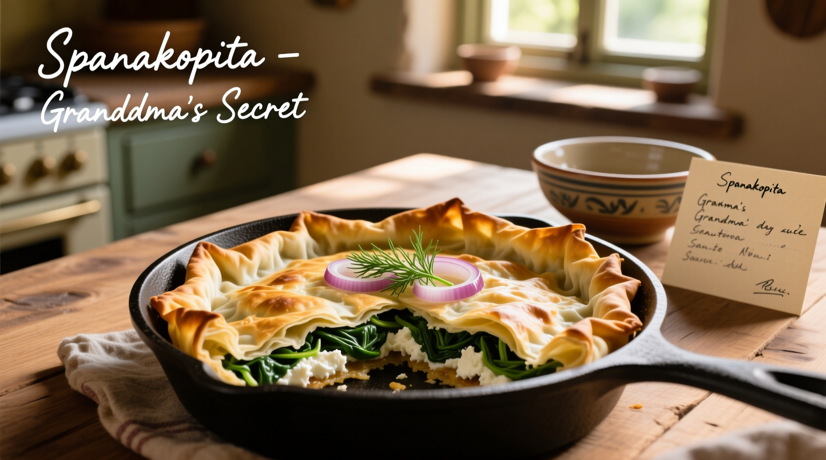Authentic Spinach Spanakopita Recipe: Greek Pastry Perfection