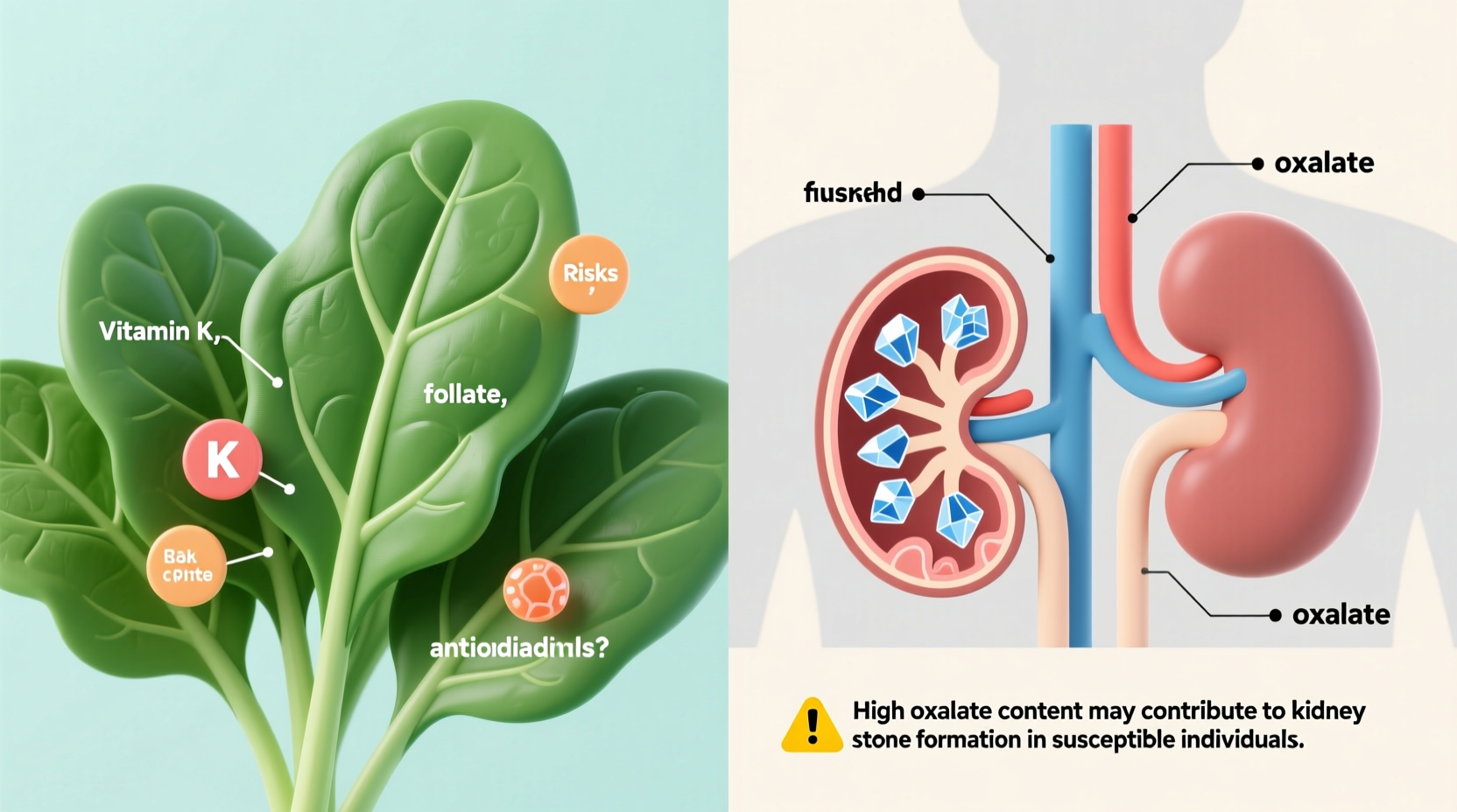 is spinach good for kidneys