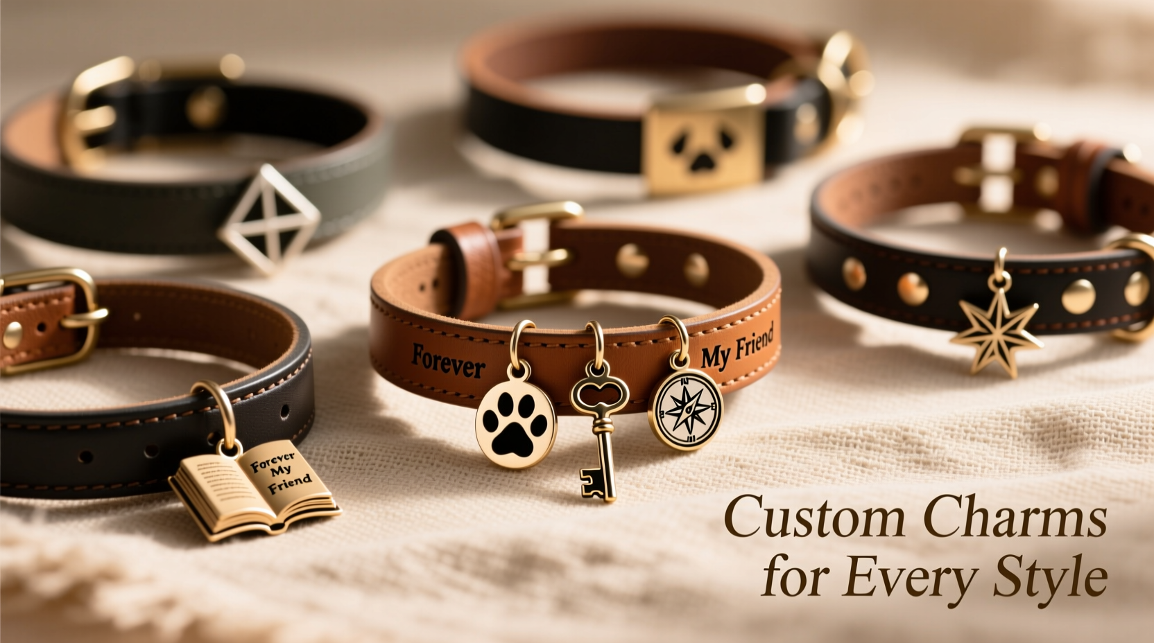 creative ways to personalize your dog collar with charms for every style