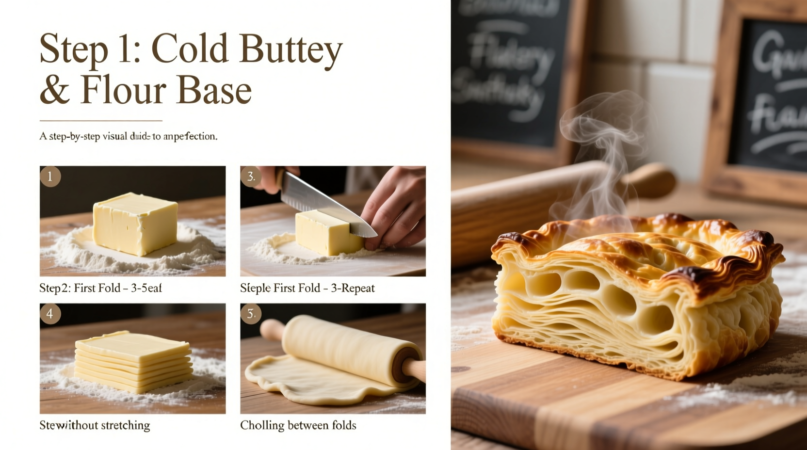 mastering puff pastry at home a step by step guide for flaky buttery perfection