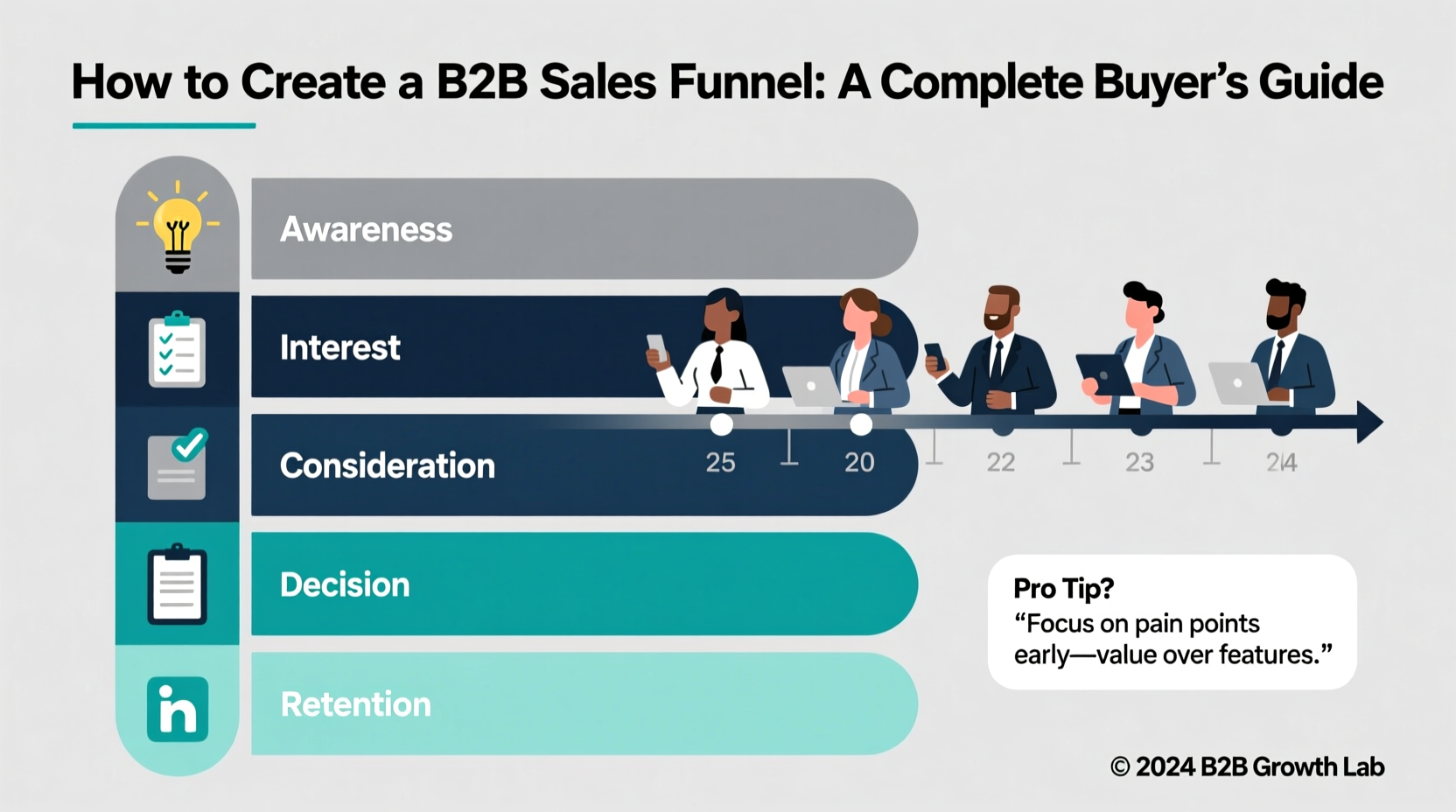 how to create a b2b sales funnel