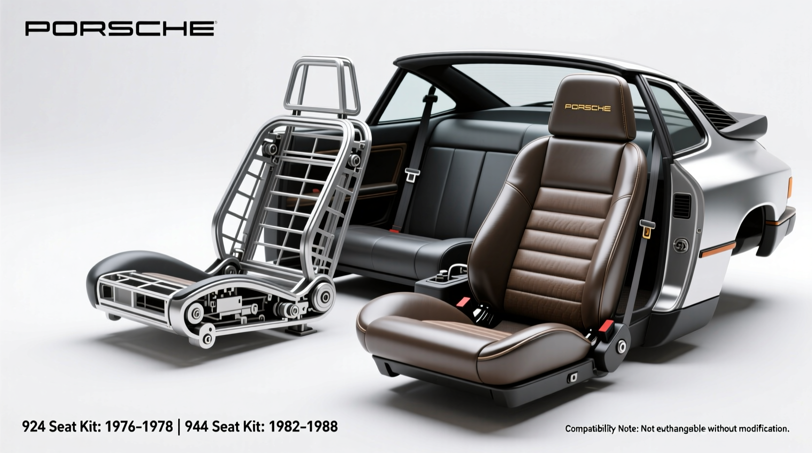 Porsche 924 vs 944 Seat Kit Compatibility & Key Differences