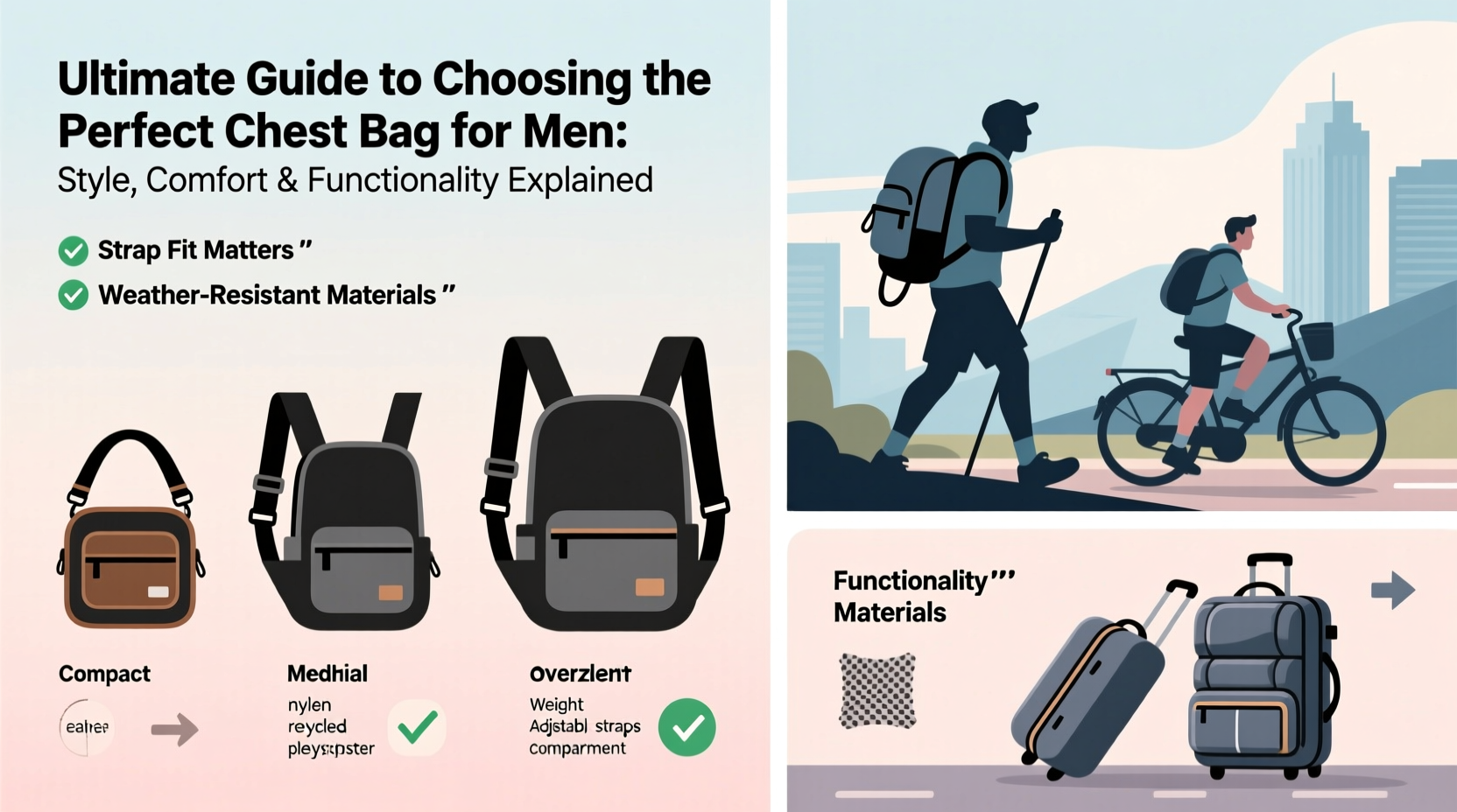 ultimate guide to choosing the perfect chest bag for men style comfort and functionality explained