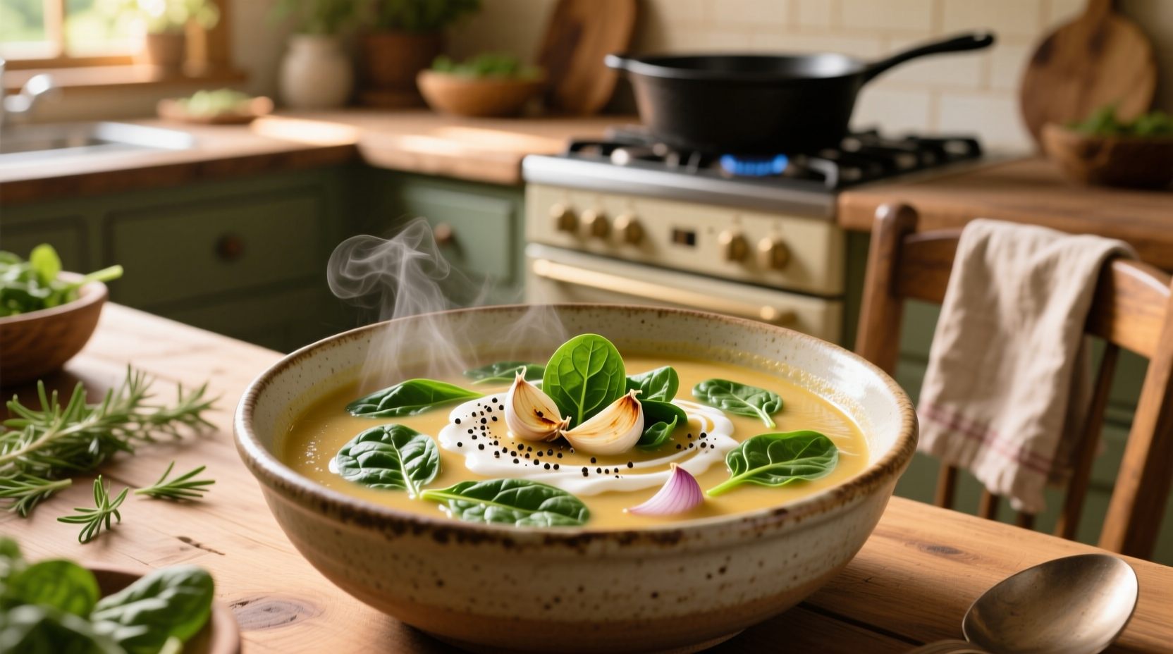 Creamy Spinach Soup Recipe: Ready in 20 Minutes