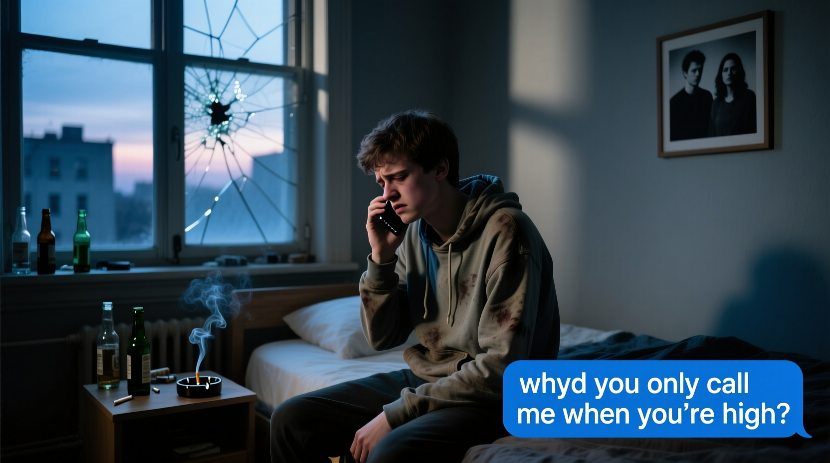 whyd you only call me when youre high meaning analysis 2