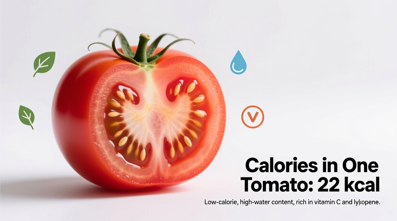 Calories in One Tomato: Exact Counts by Variety (2024 Data)