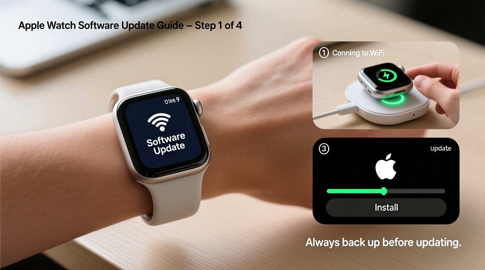 step by step guide to safely update your apple watch without losing data