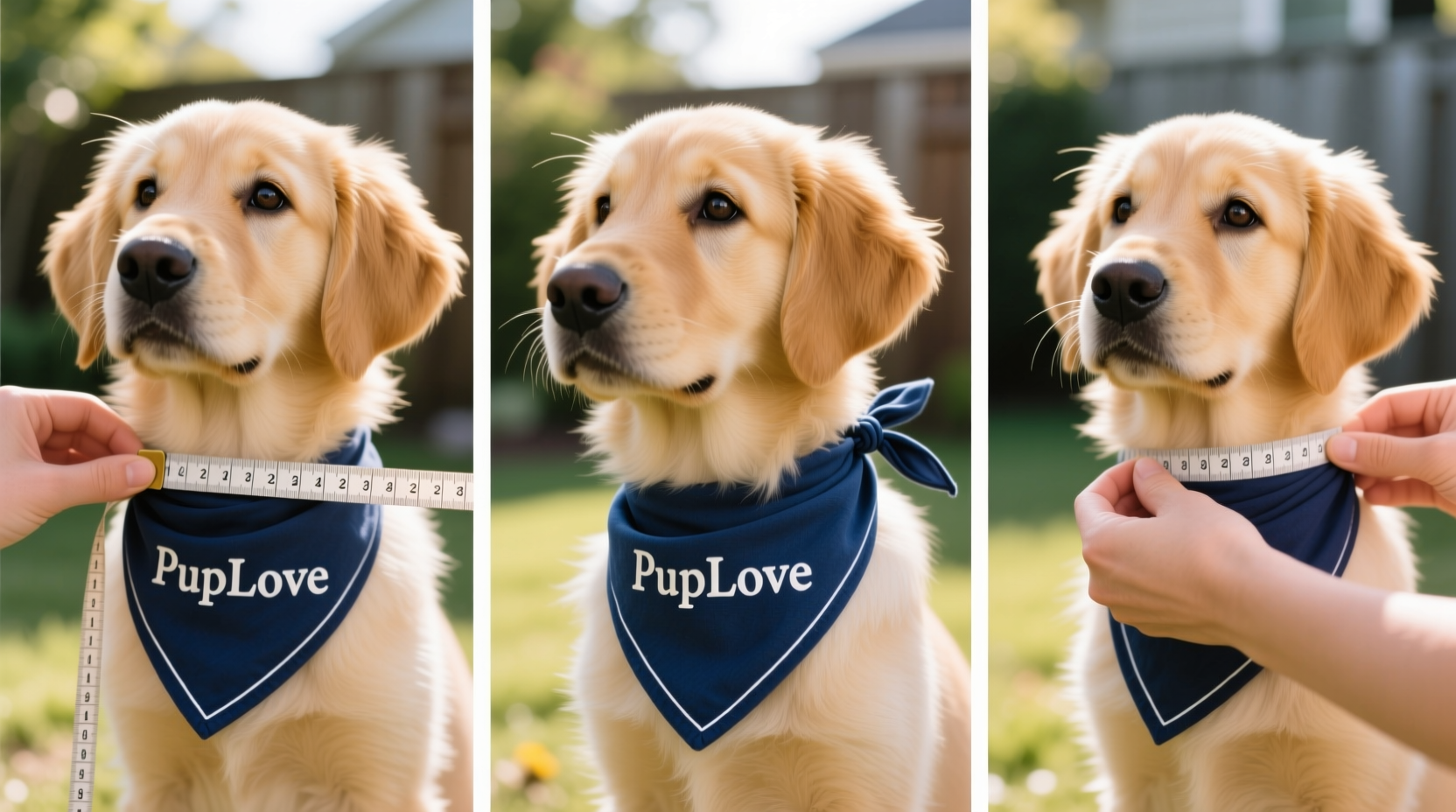 step by step guide to safely adjusting a dog bandana for your puppys comfort and fit