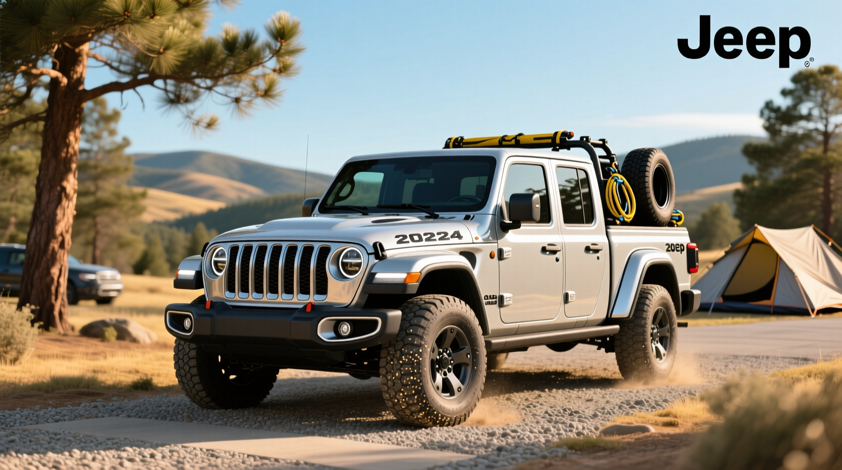 Jeep Gladiator pickup truck for sale on dealership lot
