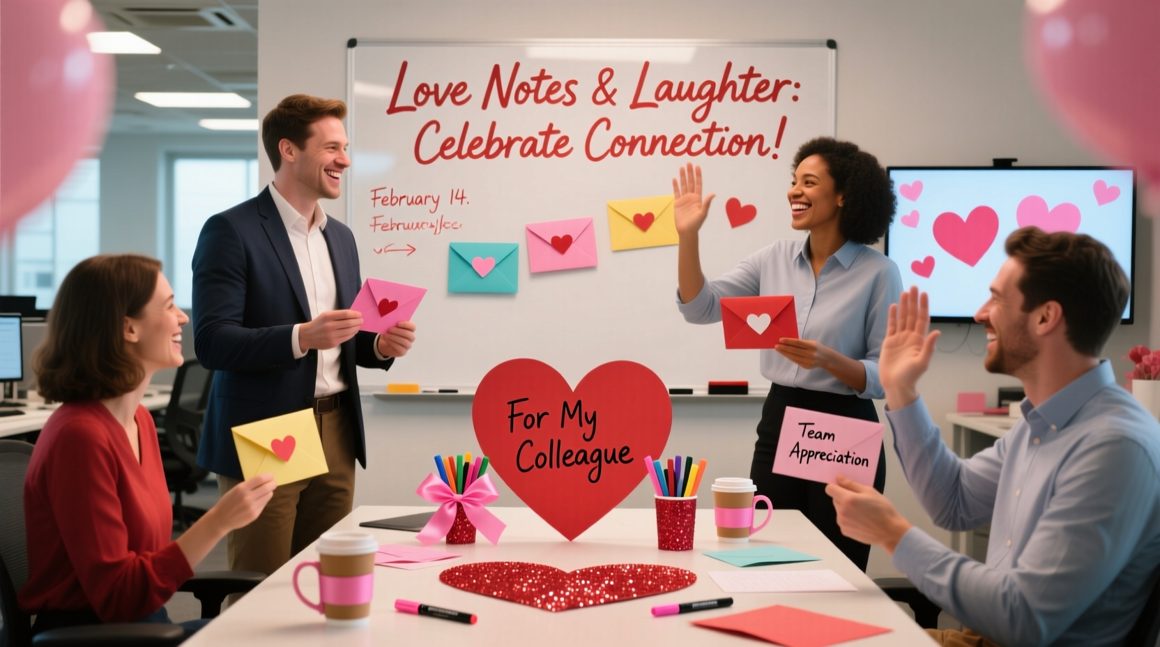 what to do at work for valentines day
