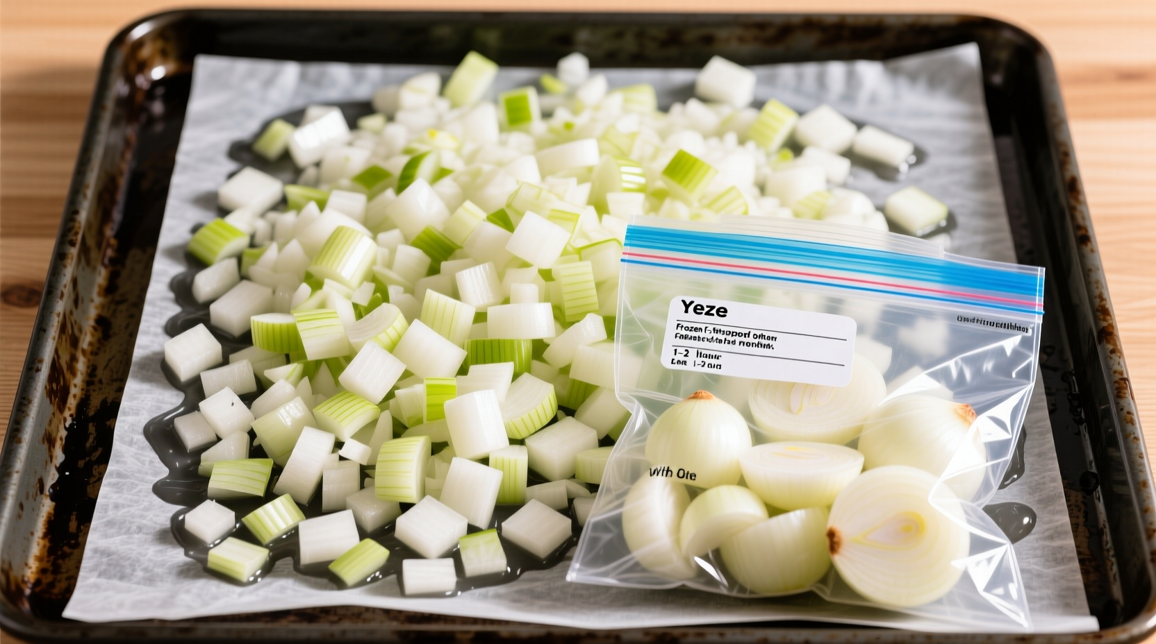 can i freeze chopped onion