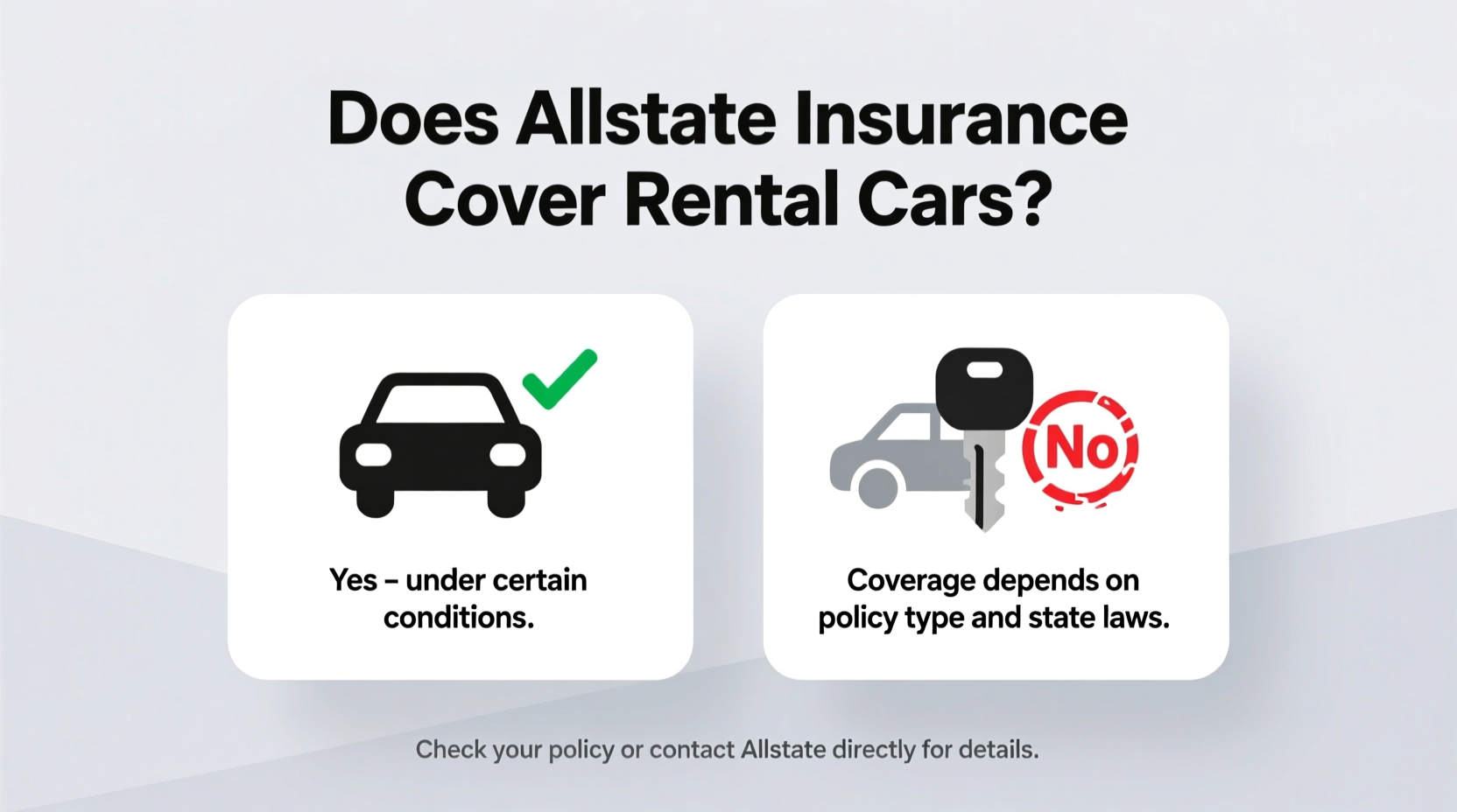 does allstate insurance cover car rentals