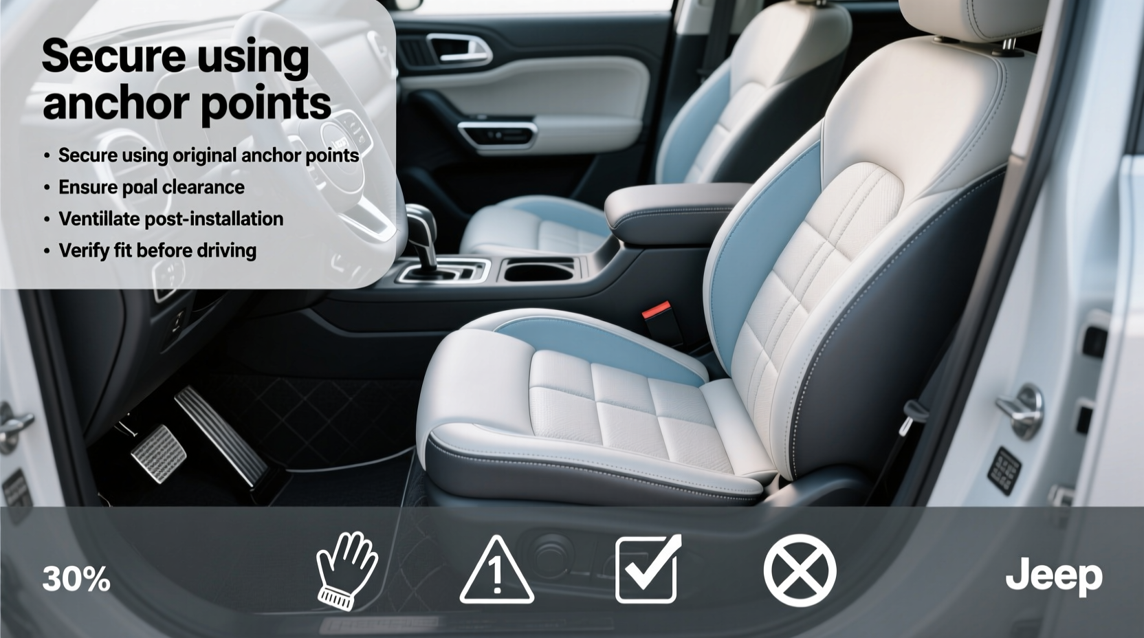 How to Choose Custom Jeep Cherokee Seat Covers: Buying Guide