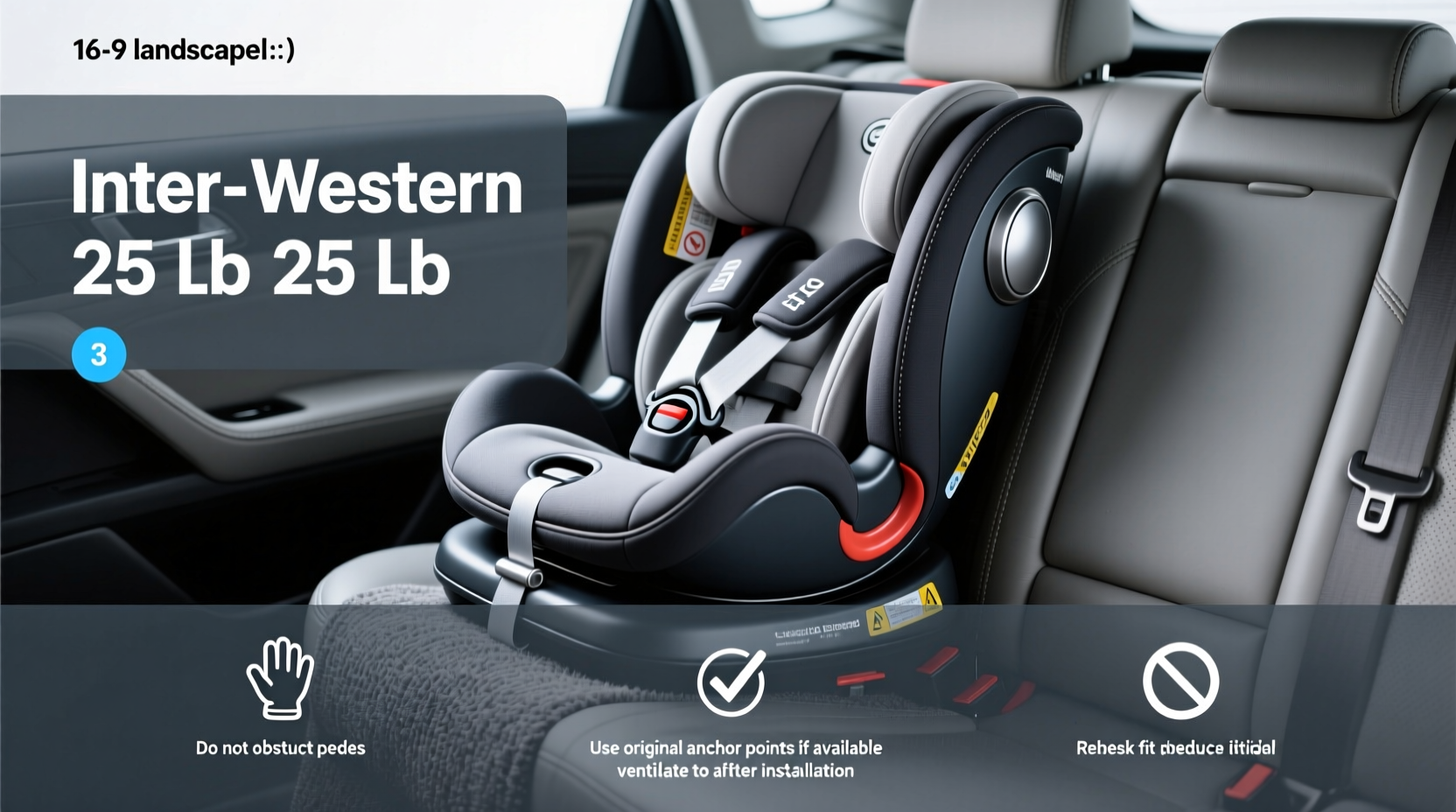 25 lb child car seat