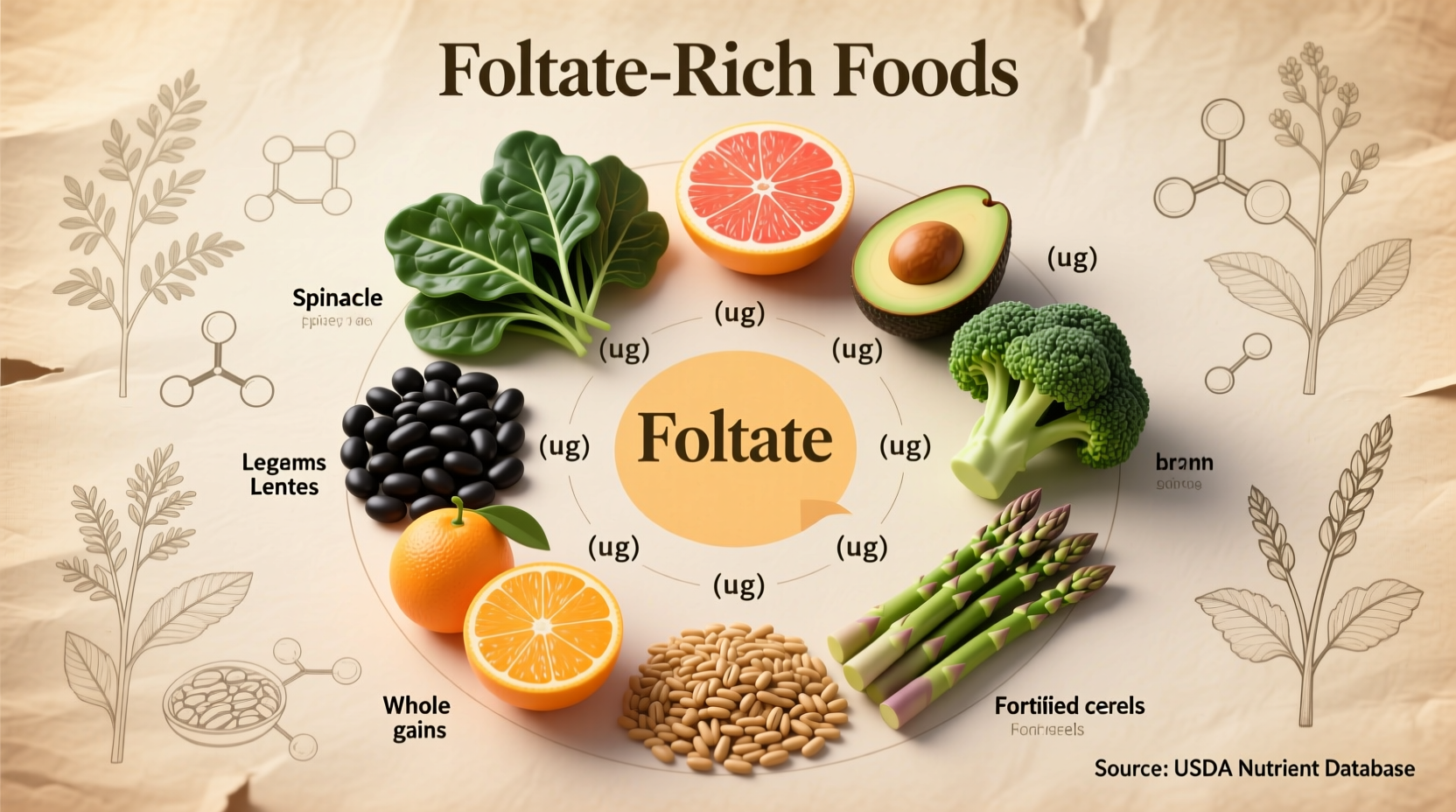 what foods contain folate