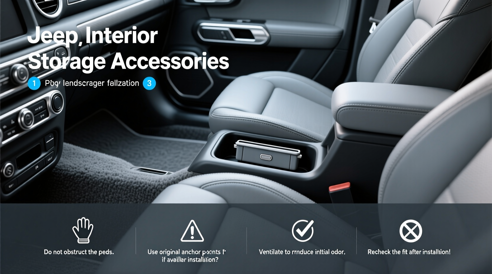 How to Choose Jeep Interior Storage Accessories: Buying Guide