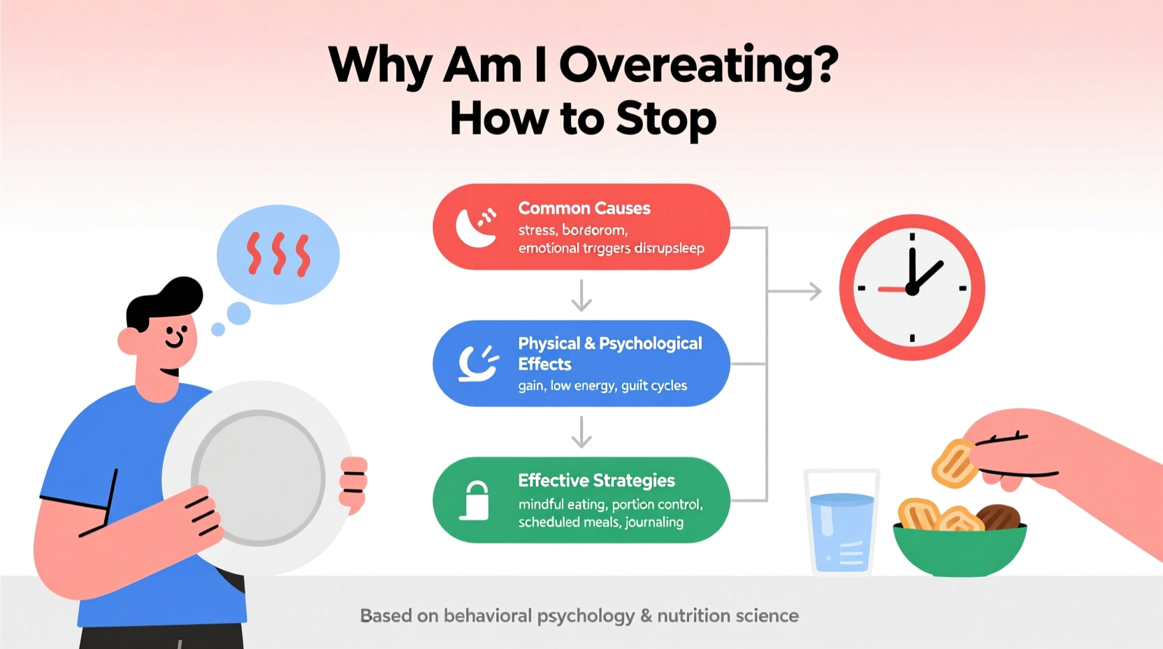 why am i overeating causes how to stop