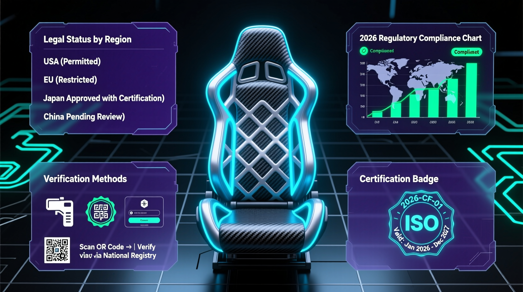 carbon fiber seat legality 2026