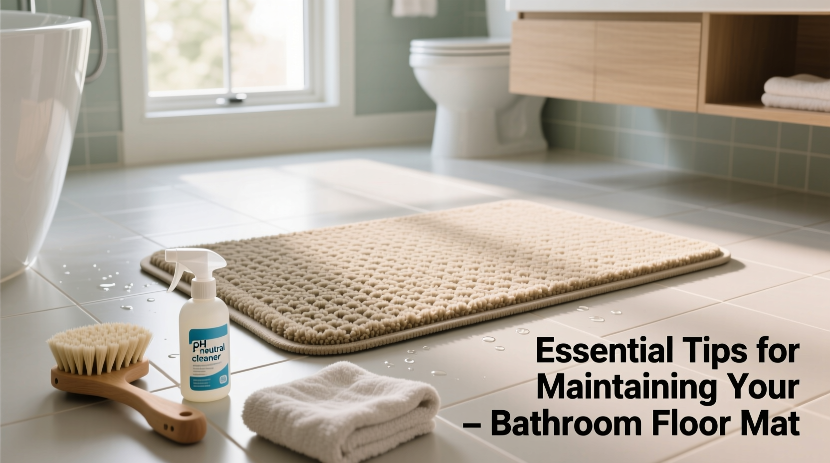 essential tips for maintaining and extending the life of your bathroom floor mat