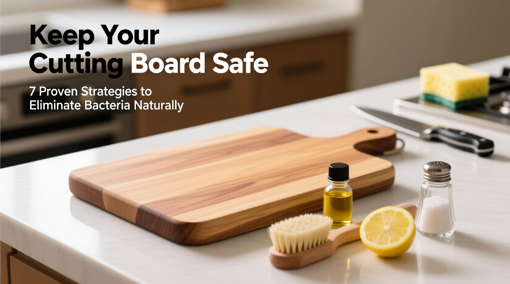 effective strategies to keep your wood cutting board bacteria free and safe