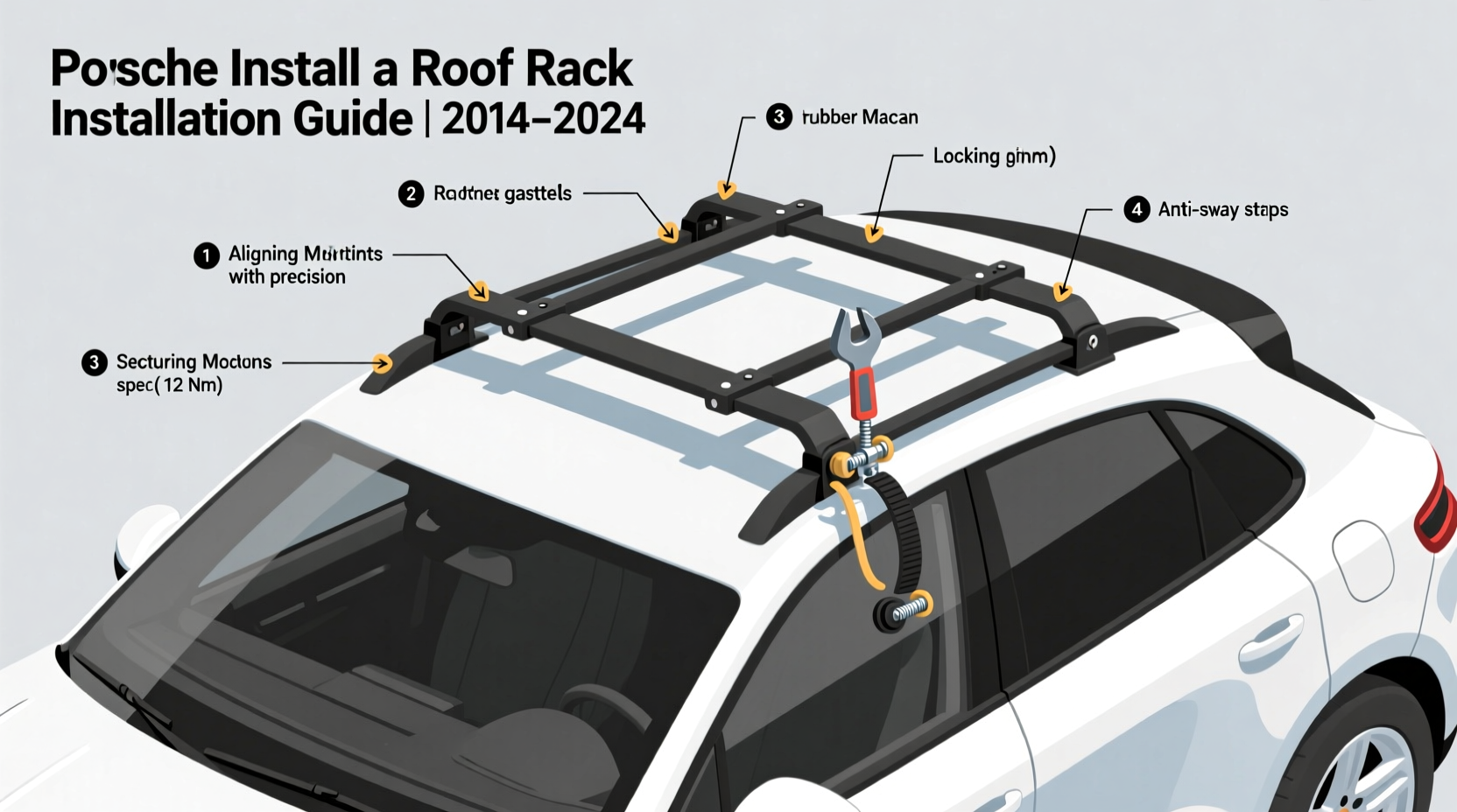 macan roof rack install